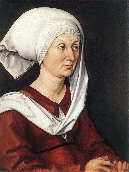 Albrecht Durer Portrait of Barbara Durer Germany oil painting art